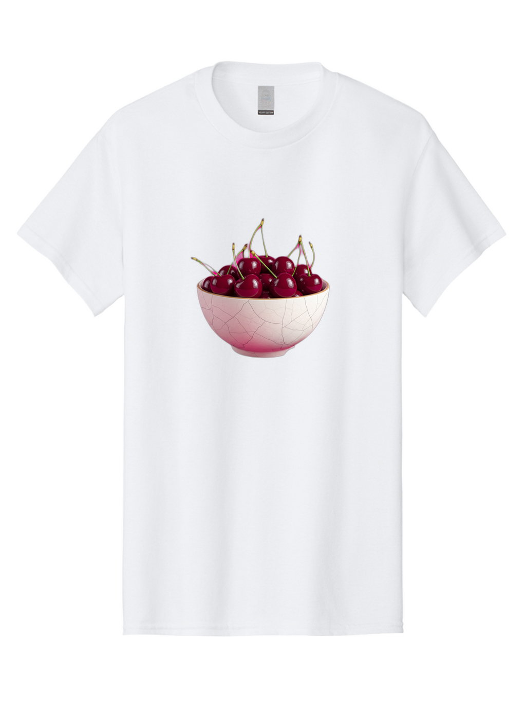 Cherries-In-Bowl-4 Men'S Graphic Tee, 100% Cotton, Comfortable Casual Summer Wear, Machine Washable, Vintage Camera, Old Camera, Antique Camera, Black Camera, Classic Photography, Photography Equipment, Nostalgic Device, Film Camera, Bai694