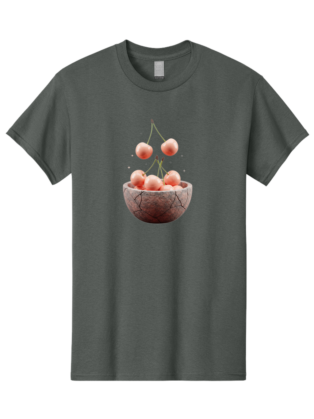 Cherries-In-Bowl-8 Men'S Graphic Tee, 100% Cotton, Comfortable Casual Summer Wear, Machine Washable, Vintage Camera, Old Camera, Antique Camera, Black Camera, Classic Photography, Photography Equipment, Nostalgic Device, Film Camera, Bai698