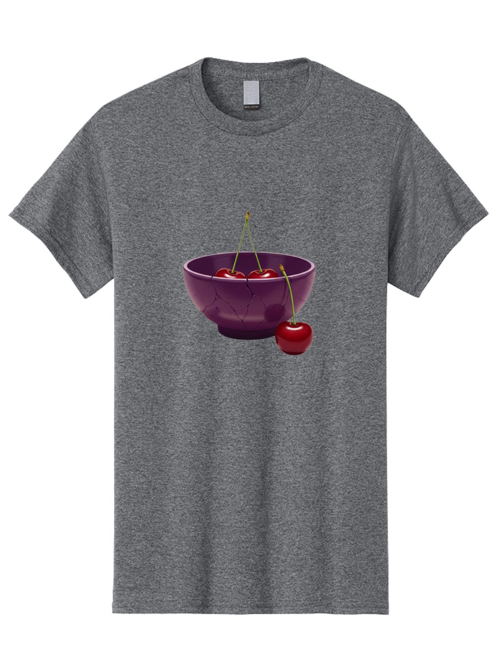Cherries-In-Bowl Men'S Graphic Tee, 100% Cotton, Comfortable Casual Summer Wear, Machine Washable, Vintage Camera, Old Camera, Antique Camera, Black Camera, Classic Photography, Photography Equipment, Nostalgic Device, Film Camera, Camera Art Bai700