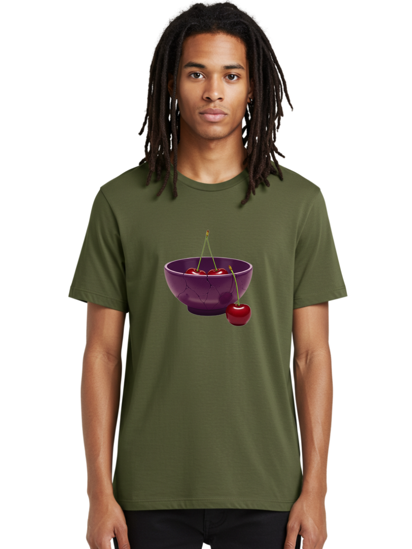 Cherries-In-Bowl Men'S Graphic Tee, 100% Cotton, Comfortable Casual Summer Wear, Machine Washable, Vintage Camera, Old Camera, Antique Camera, Black Camera, Classic Photography, Photography Equipment, Nostalgic Device, Film Camera, Camera Art Bai700