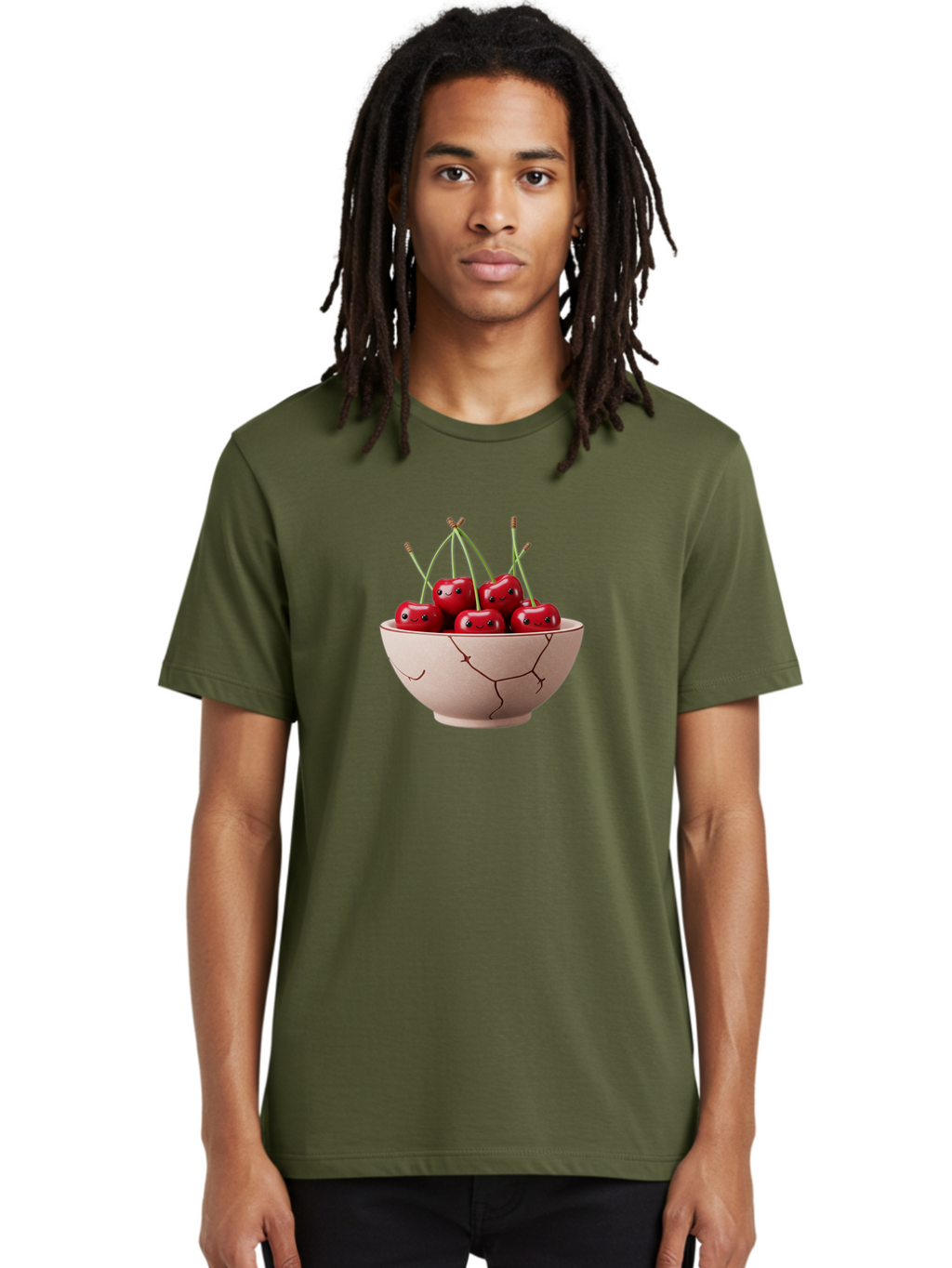 Cherries-In-Broken-Bowl Men'S Graphic Tee, 100% Cotton, Comfortable Casual Summer Wear, Machine Washable, Vintage Camera, Old Camera, Antique Camera, Black Camera, Classic Photography, Photography Equipment, Nostalgic Device, Film Camera, Bai701