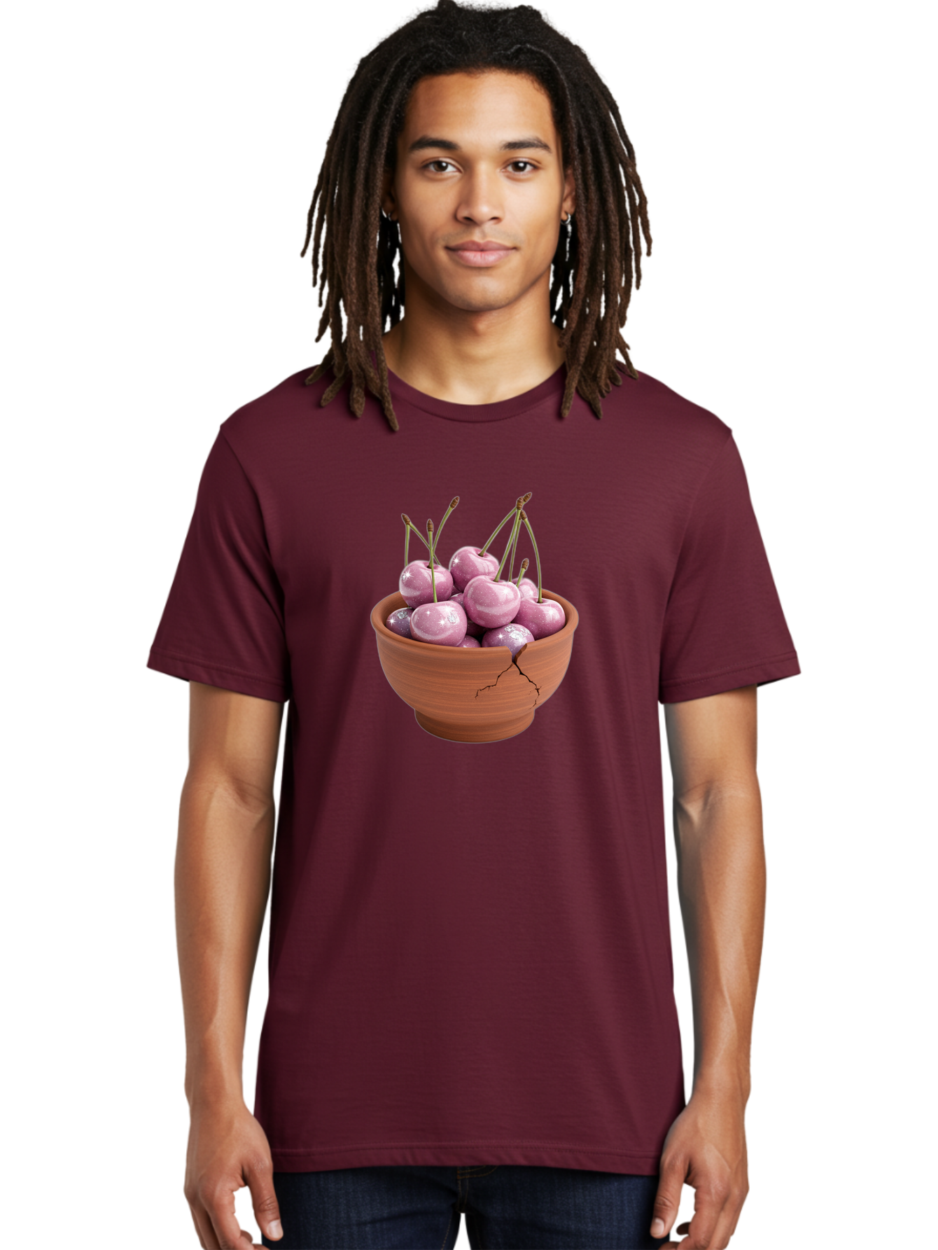 Cherries-In-Clay-Pot Men'S Graphic Tee, 100% Cotton, Comfortable Casual Summer Wear, Machine Washable, Vintage Camera, Old Camera, Antique Camera, Black Camera, Classic Photography, Photography Equipment, Nostalgic Device, Film Camera, Bai702