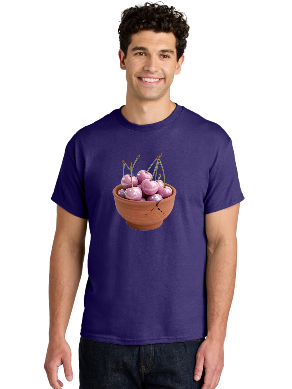 Cherries-In-Clay-Pot Men'S Graphic Tee, 100% Cotton, Comfortable Casual Summer Wear, Machine Washable, Vintage Camera, Old Camera, Antique Camera, Black Camera, Classic Photography, Photography Equipment, Nostalgic Device, Film Camera, Bai702