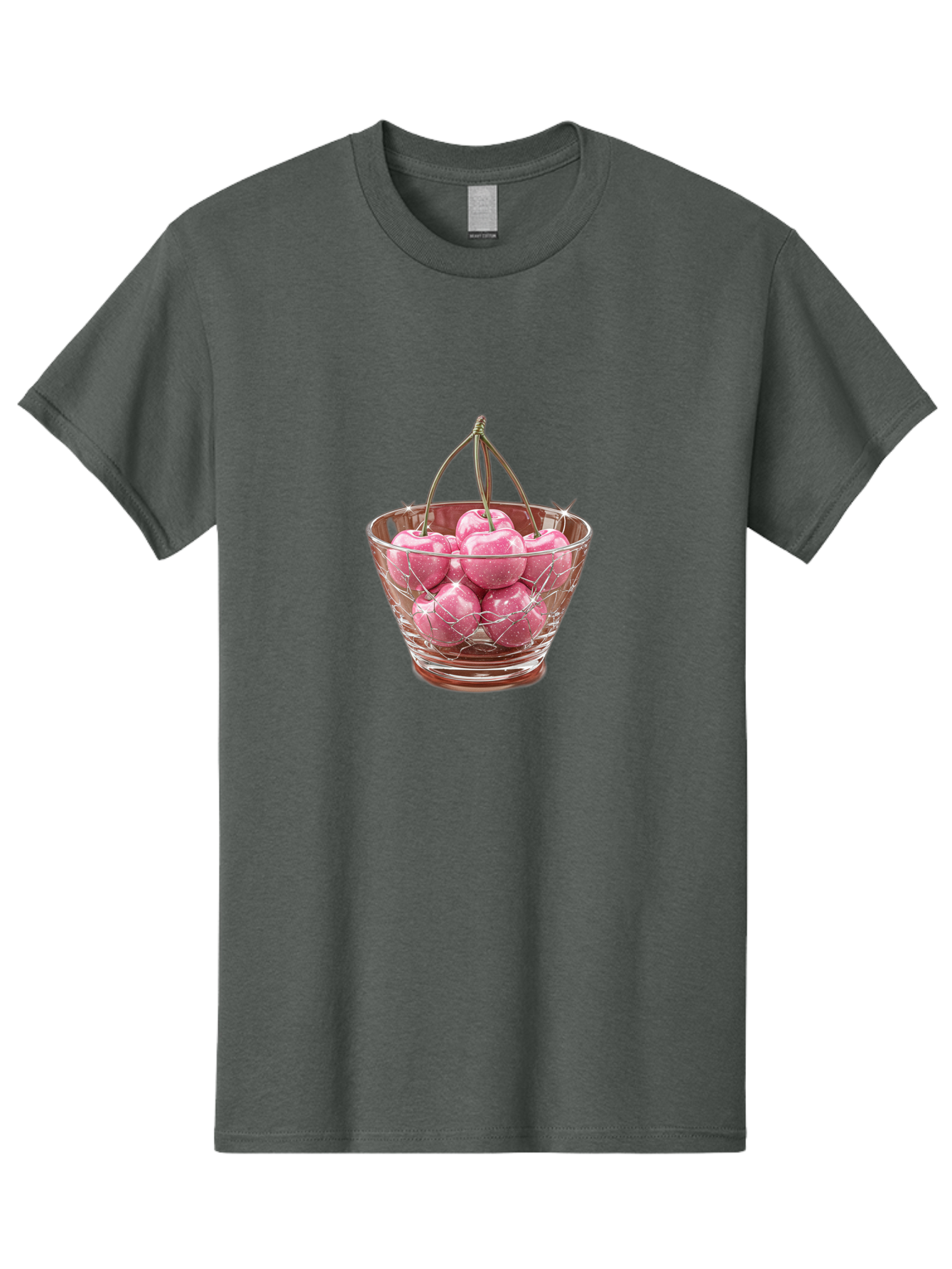 Cherries-In-Glass-Basket Men'S Graphic Tee, 100% Cotton, Comfortable Casual Summer Wear, Machine Washable, Vintage Camera, Old Camera, Antique Camera, Black Camera, Classic Photography, Photography Equipment, Nostalgic Device, Film Camera, Bai706