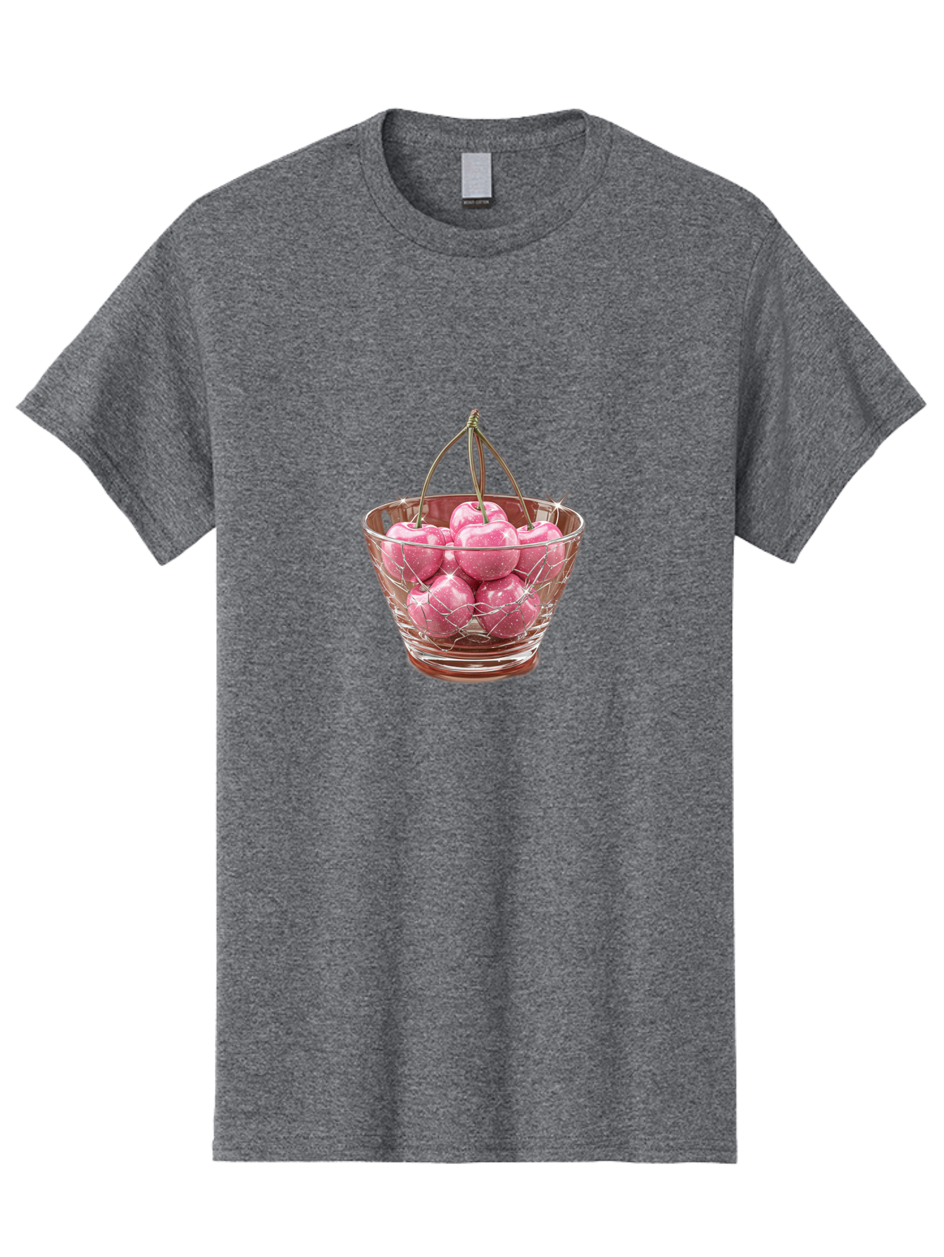 Cherries-In-Glass-Basket Men'S Graphic Tee, 100% Cotton, Comfortable Casual Summer Wear, Machine Washable, Vintage Camera, Old Camera, Antique Camera, Black Camera, Classic Photography, Photography Equipment, Nostalgic Device, Film Camera, Bai706
