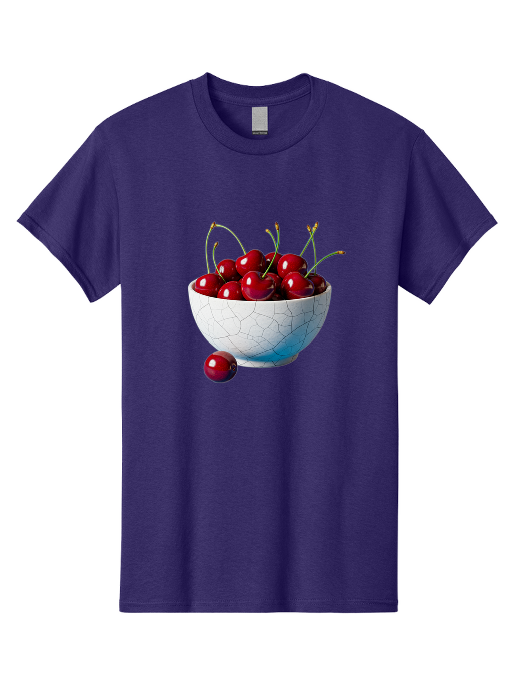 Cherries-In-White-Bowl Men'S Graphic Tee, 100% Cotton, Comfortable Casual Summer Wear, Machine Washable, Vintage Camera, Old Camera, Antique Camera, Black Camera, Classic Photography, Photography Equipment, Nostalgic Device, Film Camera, Bai712