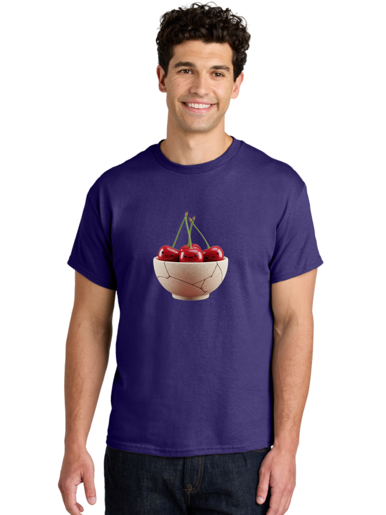 Cherries-With-Faces-In-Broken-Bowl Men'S Graphic Tee, 100% Cotton, Comfortable Casual Summer Wear, Machine Washable, Vintage Camera, Old Camera, Antique Camera, Black Camera, Classic Photography, Photography Equipment, Nostalgic Device, Bai714