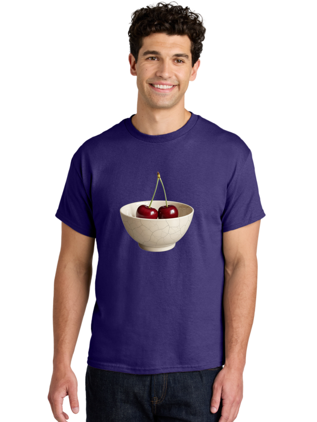 Cherries Men'S Graphic Tee, 100% Cotton, Comfortable Casual Summer Wear, Machine Washable, Vintage Camera, Old Camera, Antique Camera, Black Camera, Classic Photography, Photography Equipment, Nostalgic Device, Film Camera, Camera Art Bai716