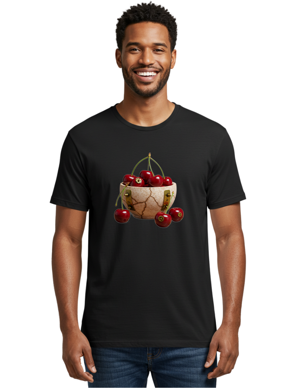 Cherry-Basket Men'S Graphic Tee, 100% Cotton, Comfortable Casual Summer Wear, Machine Washable, Vintage Camera, Old Camera, Antique Camera, Black Camera, Classic Photography, Photography Equipment, Nostalgic Device, Film Camera, Camera Art Bai717