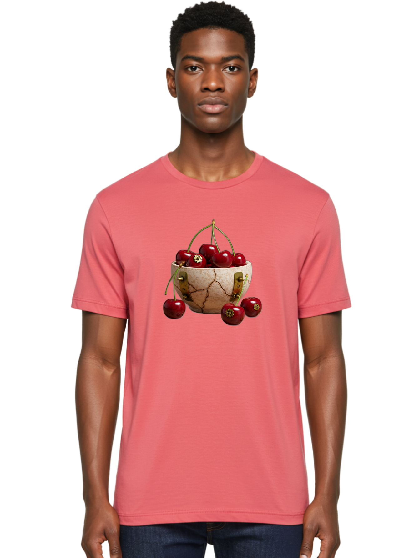 Cherry-Basket Men'S Graphic Tee, 100% Cotton, Comfortable Casual Summer Wear, Machine Washable, Vintage Camera, Old Camera, Antique Camera, Black Camera, Classic Photography, Photography Equipment, Nostalgic Device, Film Camera, Camera Art Bai717