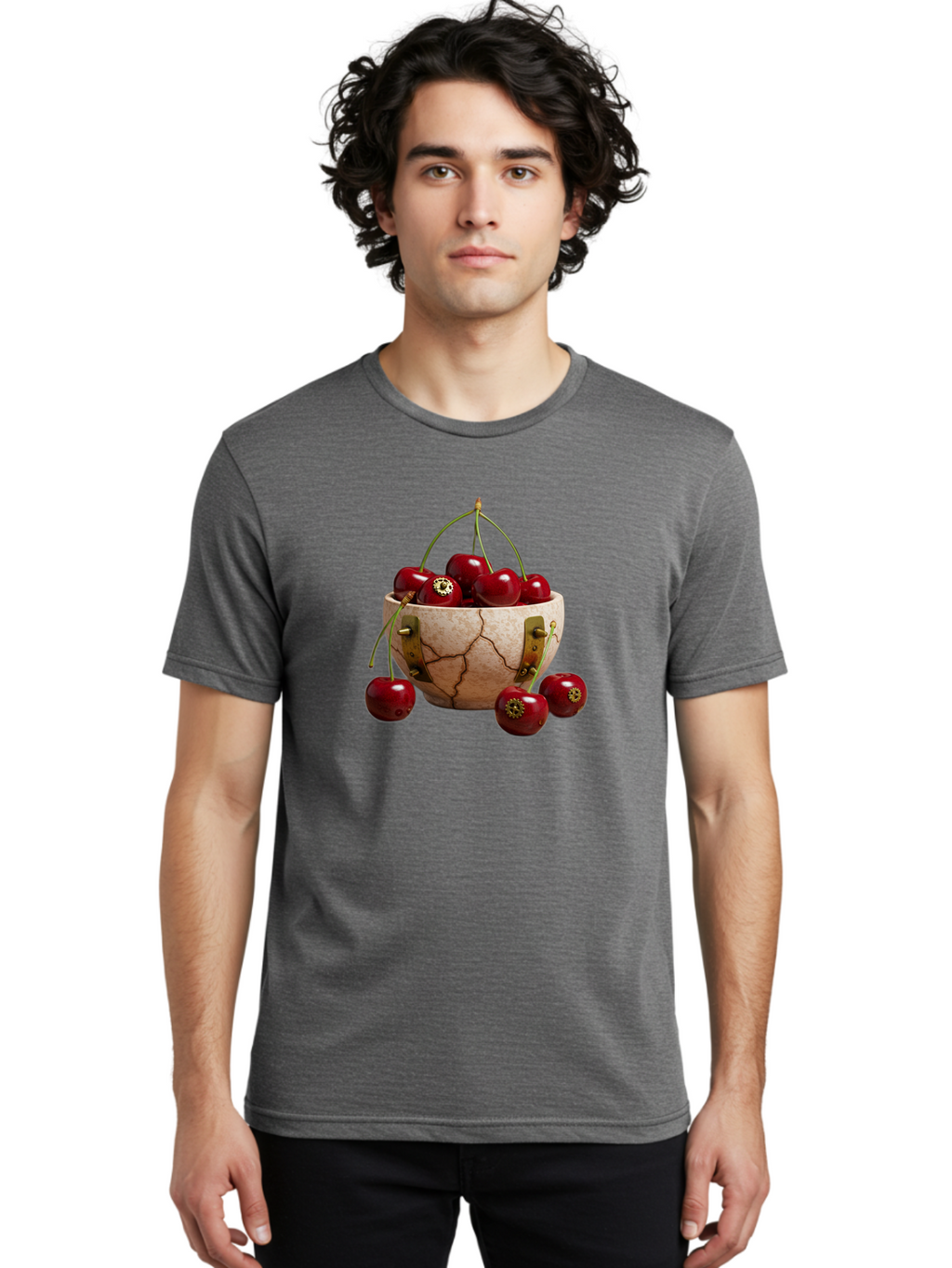 Cherry-Basket Men'S Graphic Tee, 100% Cotton, Comfortable Casual Summer Wear, Machine Washable, Vintage Camera, Old Camera, Antique Camera, Black Camera, Classic Photography, Photography Equipment, Nostalgic Device, Film Camera, Camera Art Bai717