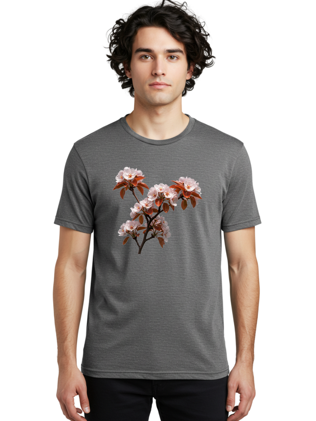 Cherry-Blossom-Branch Men'S Graphic Tee, 100% Cotton, Comfortable Casual Summer Wear, Machine Washable, Vintage Camera, Old Camera, Antique Camera, Black Camera, Classic Photography, Photography Equipment, Nostalgic Device, Film Camera, Bai718