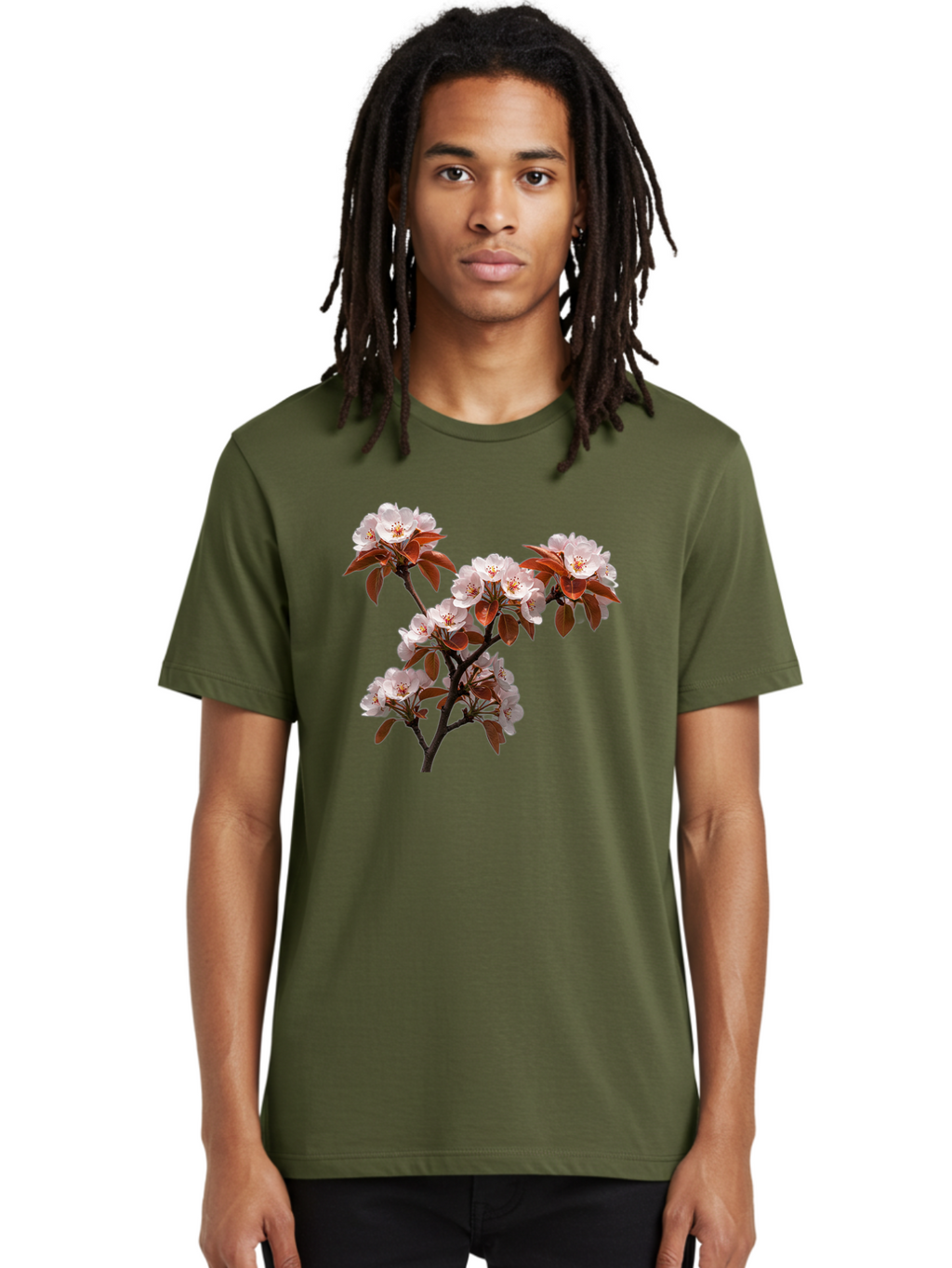Cherry-Blossom-Branch Men'S Graphic Tee, 100% Cotton, Comfortable Casual Summer Wear, Machine Washable, Vintage Camera, Old Camera, Antique Camera, Black Camera, Classic Photography, Photography Equipment, Nostalgic Device, Film Camera, Bai718