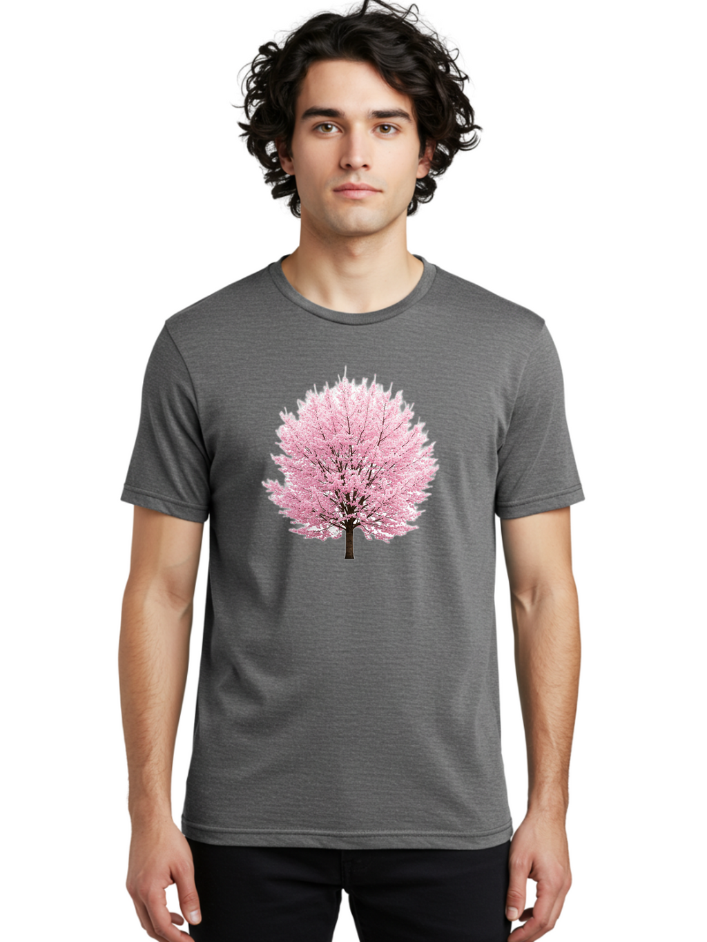 Cherry-Blossom-Tree Men'S Graphic Tee, 100% Cotton, Comfortable Casual Summer Wear, Machine Washable, Vintage Camera, Old Camera, Antique Camera, Black Camera, Classic Photography, Photography Equipment, Nostalgic Device, Film Camera, Bai721