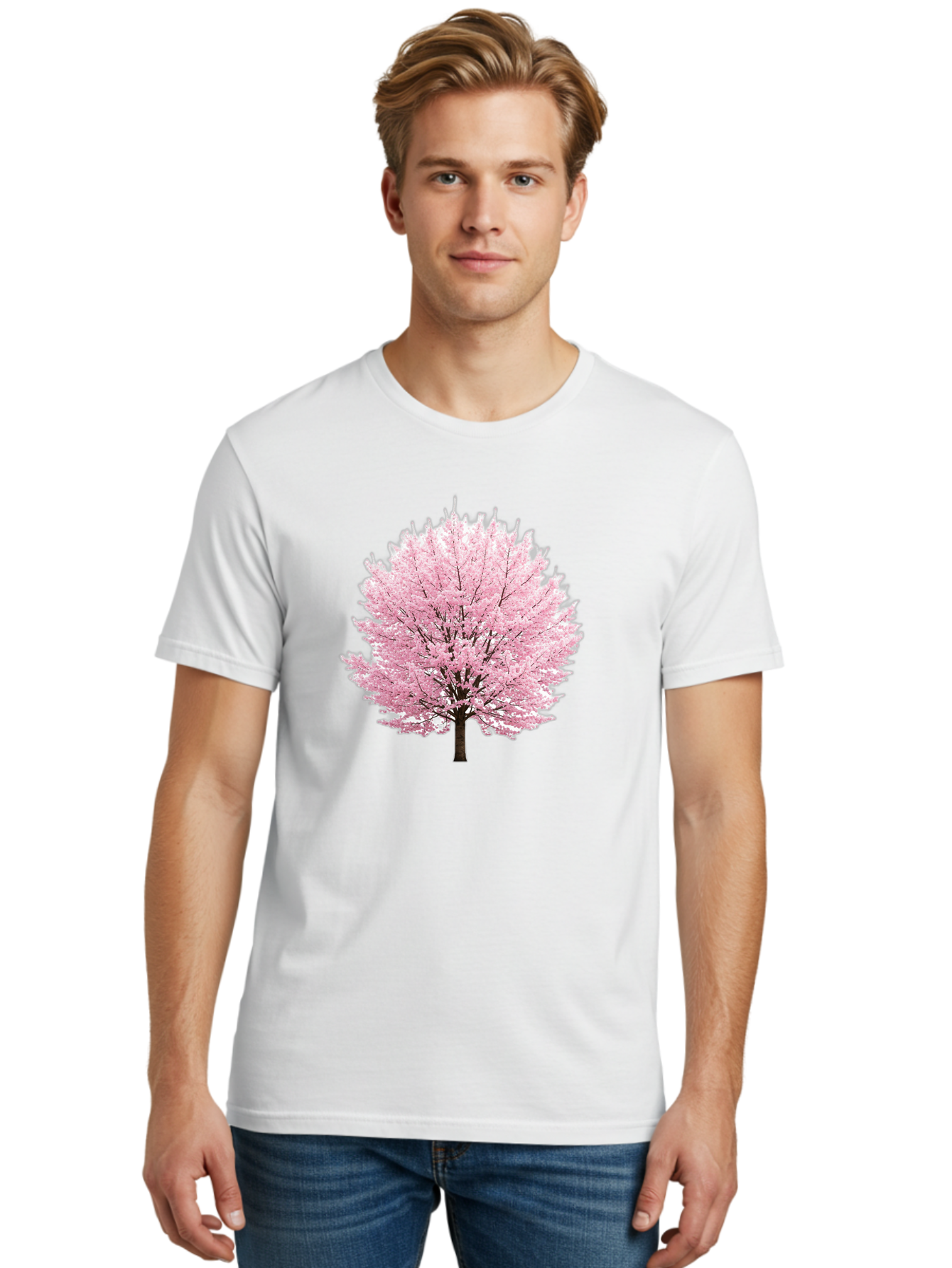 Cherry-Blossom-Tree Men'S Graphic Tee, 100% Cotton, Comfortable Casual Summer Wear, Machine Washable, Vintage Camera, Old Camera, Antique Camera, Black Camera, Classic Photography, Photography Equipment, Nostalgic Device, Film Camera, Bai721
