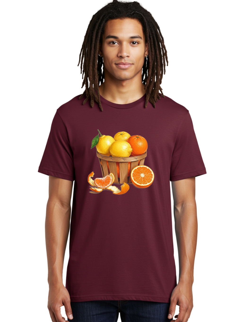 Citrus-Fruits-In-Basket Men'S Graphic Tee, 100% Cotton, Comfortable Casual Summer Wear, Machine Washable, Vintage Camera, Old Camera, Antique Camera, Black Camera, Classic Photography, Photography Equipment, Nostalgic Device, Film Camera, Bai724