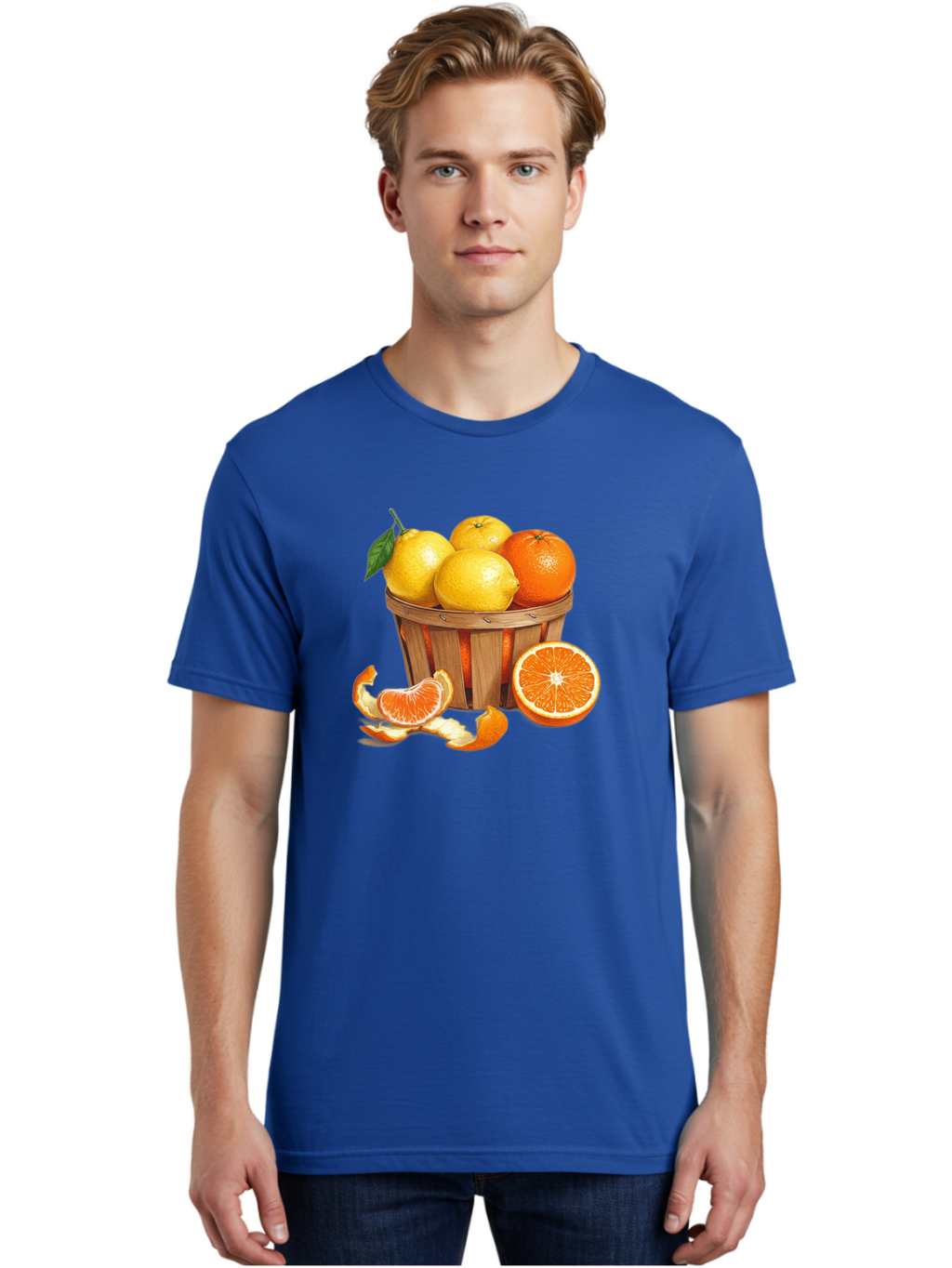 Citrus-Fruits-In-Basket Men'S Graphic Tee, 100% Cotton, Comfortable Casual Summer Wear, Machine Washable, Vintage Camera, Old Camera, Antique Camera, Black Camera, Classic Photography, Photography Equipment, Nostalgic Device, Film Camera, Bai724