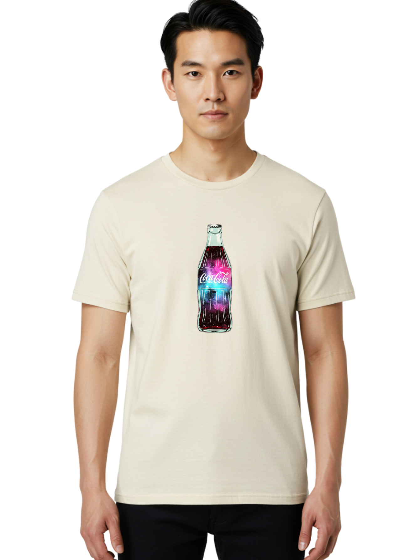 Coca-Cola Men'S Graphic Tee, 100% Cotton, Comfortable Casual Summer Wear, Machine Washable, Vintage Camera, Old Camera, Antique Camera, Black Camera, Classic Photography, Photography Equipment, Nostalgic Device, Film Camera, Camera Art Bai726