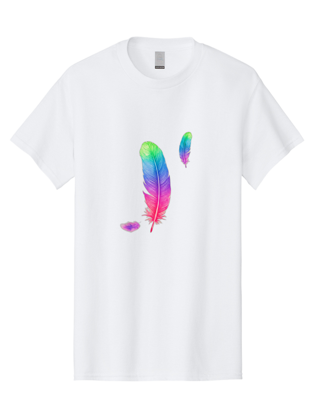 Colorful-Feathers-1 Men'S Graphic Tee, 100% Cotton, Comfortable Casual Summer Wear, Machine Washable, Vintage Camera, Old Camera, Antique Camera, Black Camera, Classic Photography, Photography Equipment, Nostalgic Device, Film Camera, Bai729