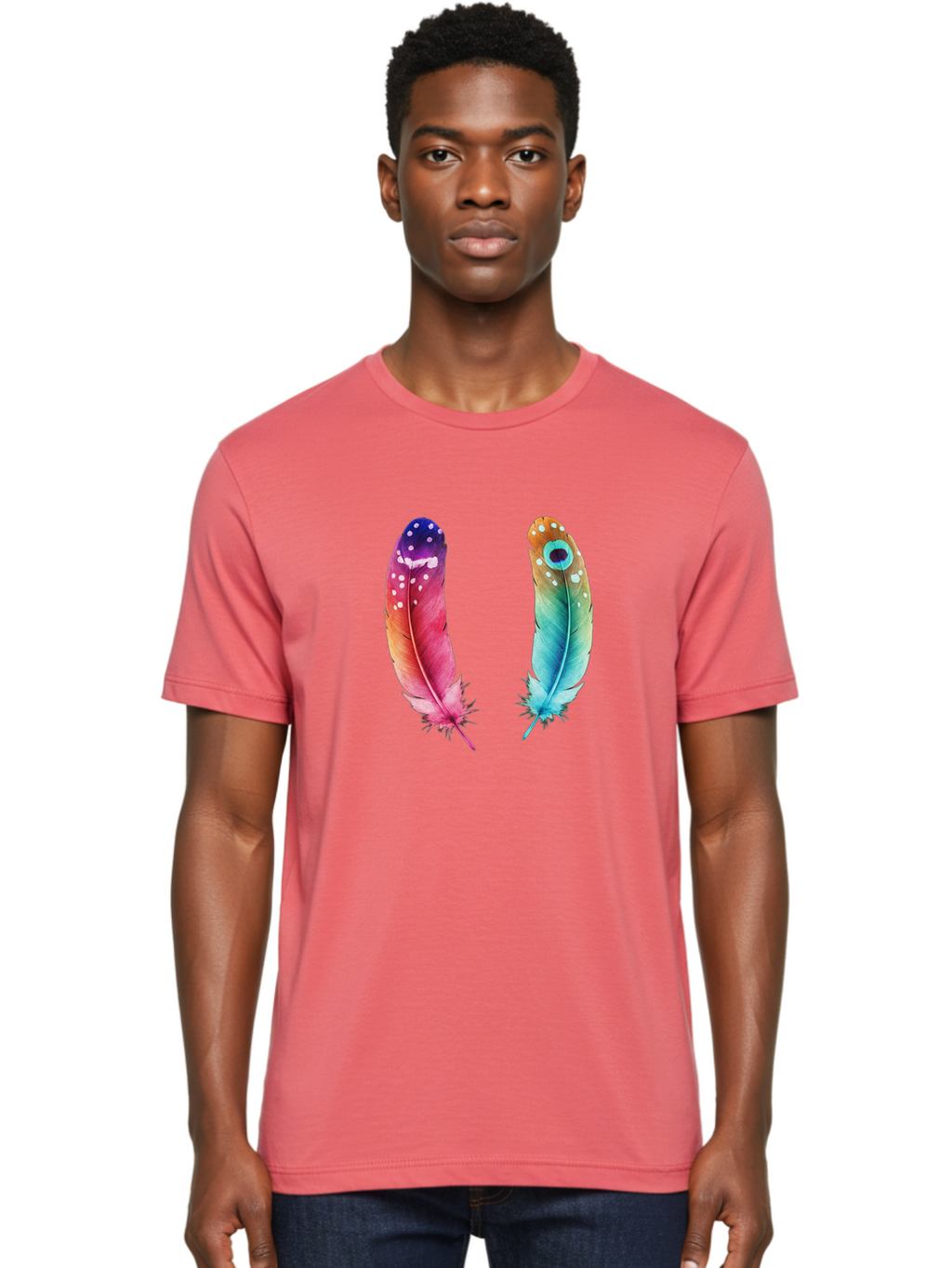 Colorful-Feathers Men'S Graphic Tee, 100% Cotton, Comfortable Casual Summer Wear, Machine Washable, Vintage Camera, Old Camera, Antique Camera, Black Camera, Classic Photography, Photography Equipment, Nostalgic Device, Film Camera, Camera Art Bai730