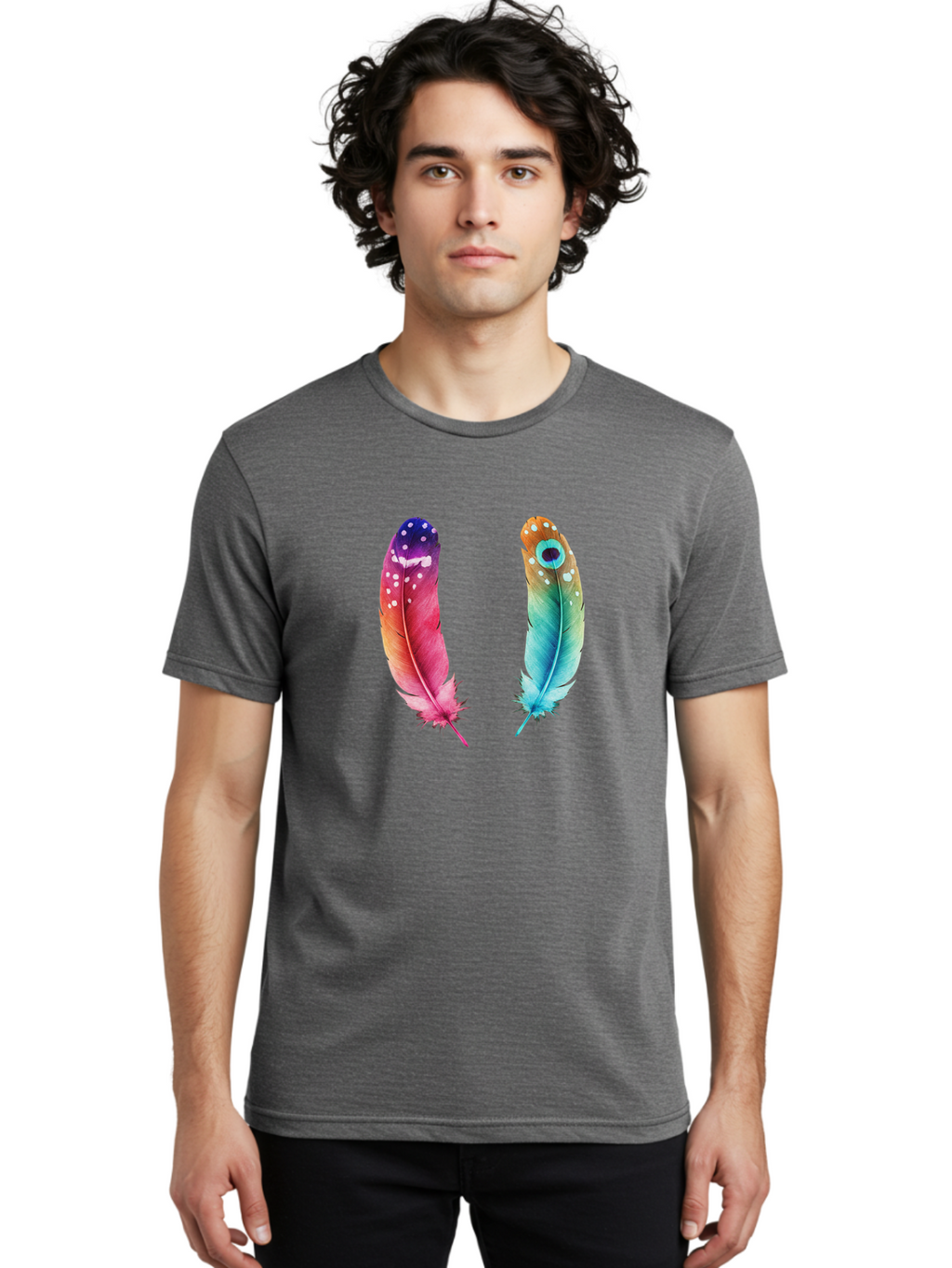 Colorful-Feathers Men'S Graphic Tee, 100% Cotton, Comfortable Casual Summer Wear, Machine Washable, Vintage Camera, Old Camera, Antique Camera, Black Camera, Classic Photography, Photography Equipment, Nostalgic Device, Film Camera, Camera Art Bai730