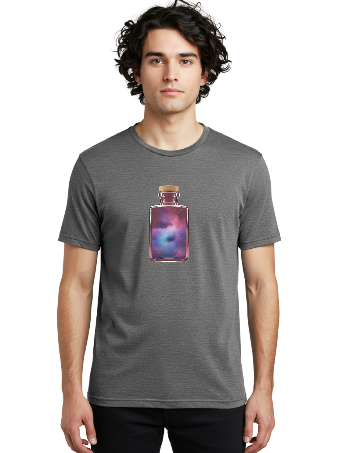 Cosmic-Liquid-Bottle Men'S Graphic Tee, 100% Cotton, Comfortable Casual Summer Wear, Machine Washable, Vintage Camera, Old Camera, Antique Camera, Black Camera, Classic Photography, Photography Equipment, Nostalgic Device, Film Camera, Bai735