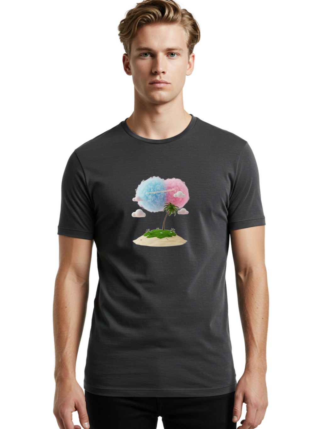Cotton-Candy-Clouds Men'S Graphic Tee, 100% Cotton, Comfortable Casual Summer Wear, Machine Washable, Vintage Camera, Old Camera, Antique Camera, Black Camera, Classic Photography, Photography Equipment, Nostalgic Device, Film Camera, Bai736