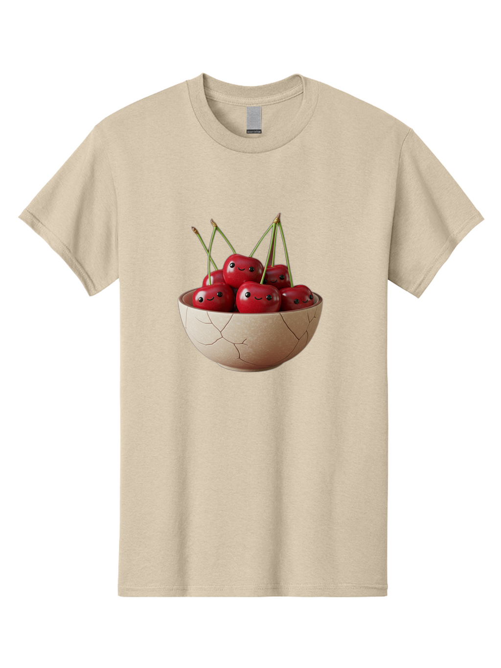 Cracked-Bowl-Cherries-1 Men'S Graphic Tee, 100% Cotton, Comfortable Casual Summer Wear, Machine Washable, Vintage Camera, Old Camera, Antique Camera, Black Camera, Classic Photography, Photography Equipment, Nostalgic Device, Film Camera, Bai738