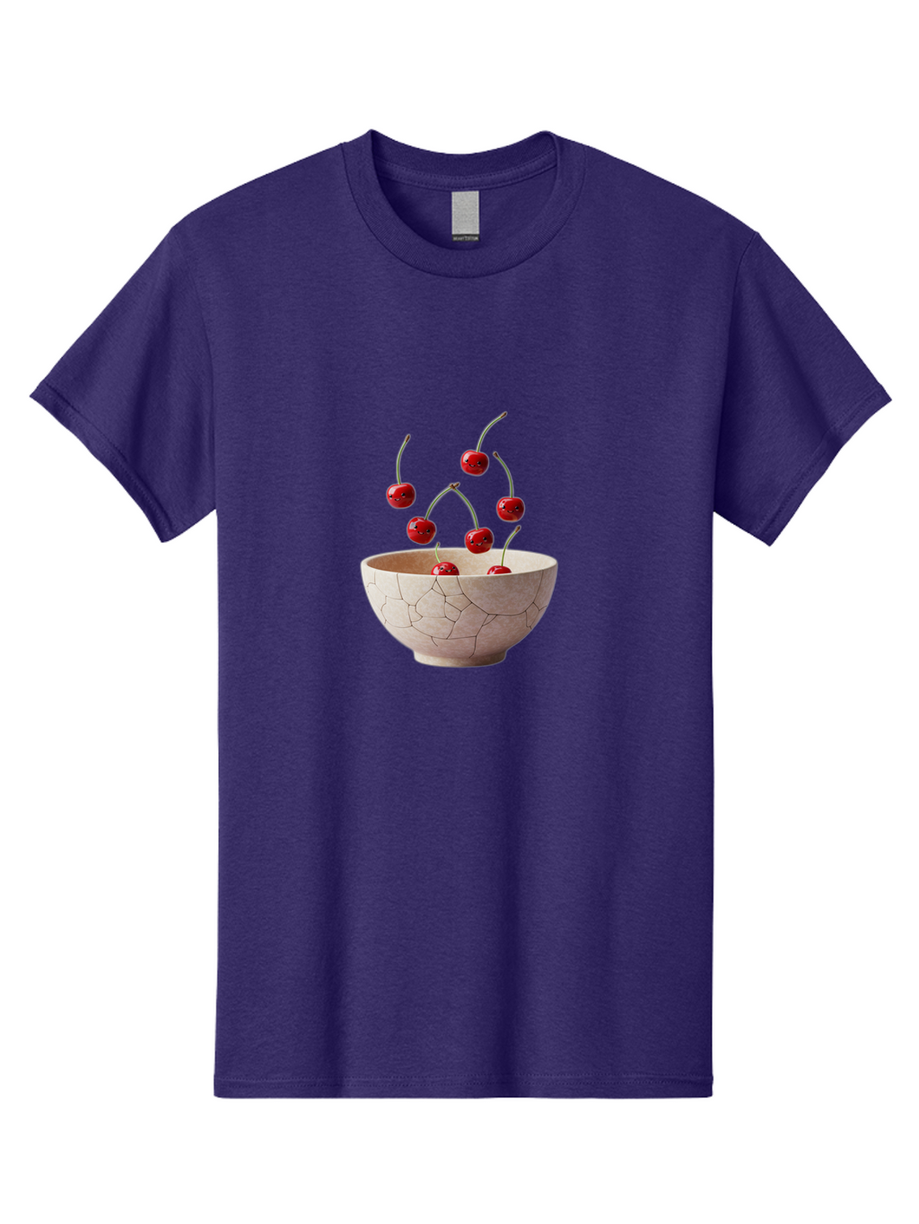 Cracked-Bowl-Cherries-3 Men'S Graphic Tee, 100% Cotton, Comfortable Casual Summer Wear, Machine Washable, Vintage Camera, Old Camera, Antique Camera, Black Camera, Classic Photography, Photography Equipment, Nostalgic Device, Film Camera, Bai740