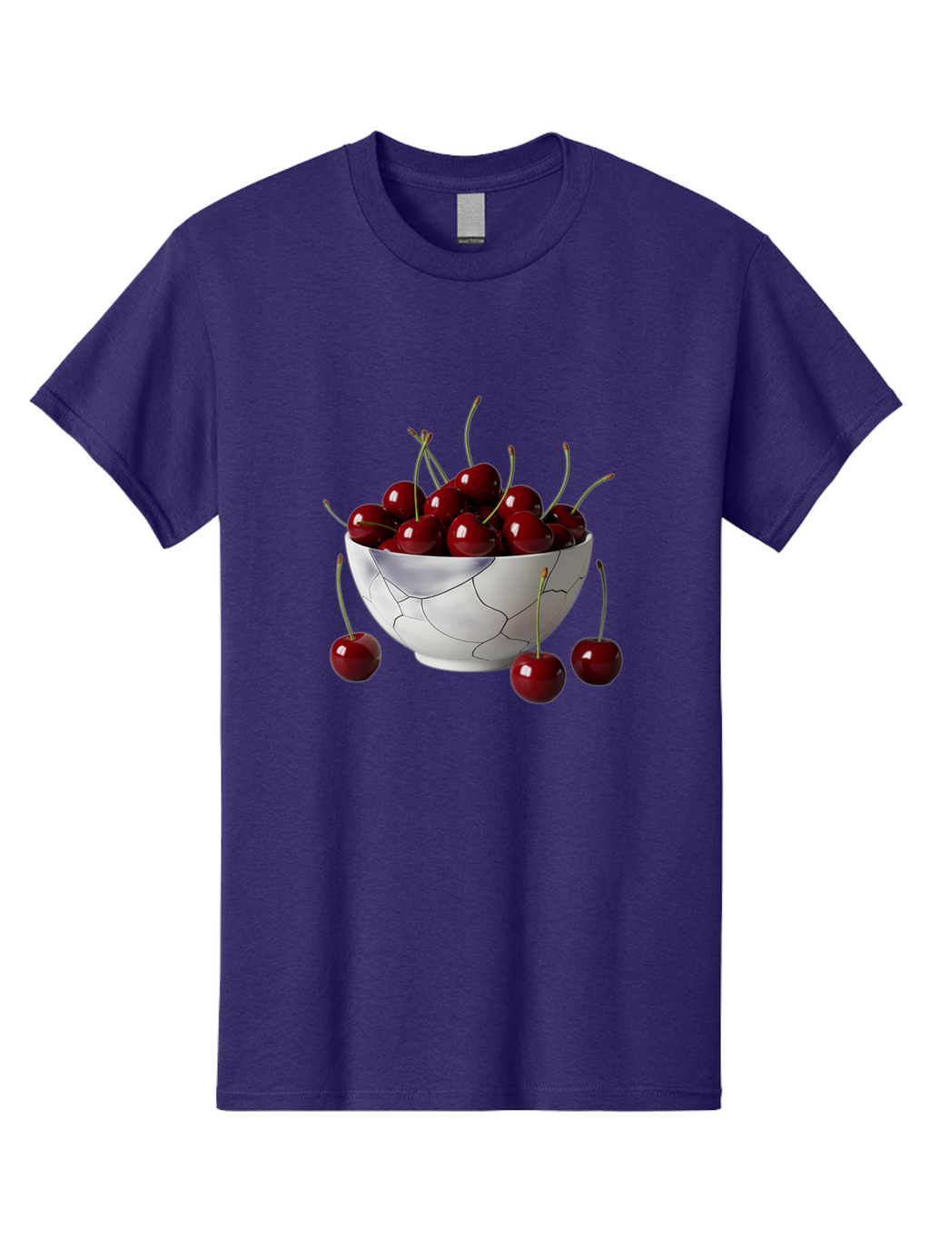 Cracked-Bowl-Cherries Men'S Graphic Tee, 100% Cotton, Comfortable Casual Summer Wear, Machine Washable, Vintage Camera, Old Camera, Antique Camera, Black Camera, Classic Photography, Photography Equipment, Nostalgic Device, Film Camera, Bai742