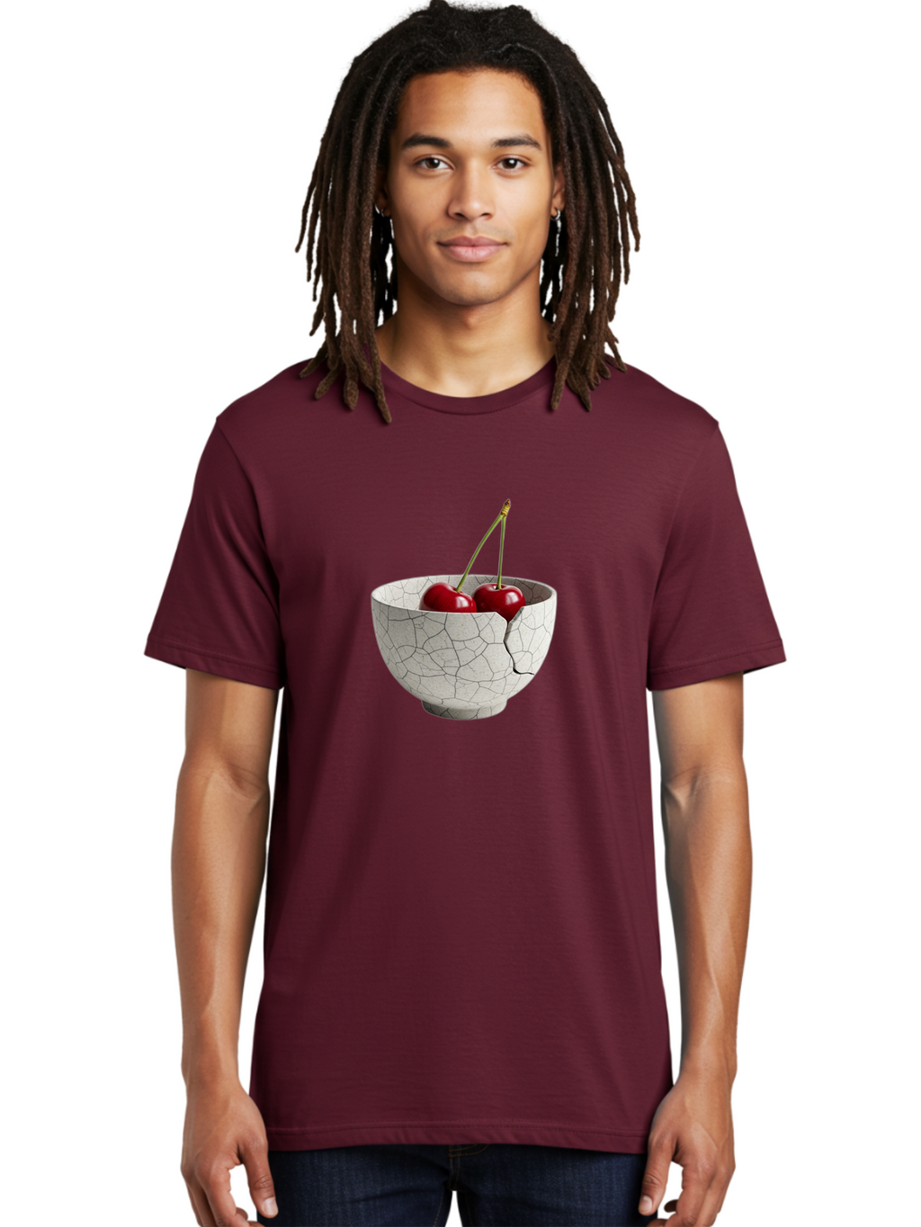 Cracked-Bowl-With-Cherries Men'S Graphic Tee, 100% Cotton, Comfortable Casual Summer Wear, Machine Washable, Vintage Camera, Old Camera, Antique Camera, Black Camera, Classic Photography, Photography Equipment, Nostalgic Device, Film Camera, Bai744