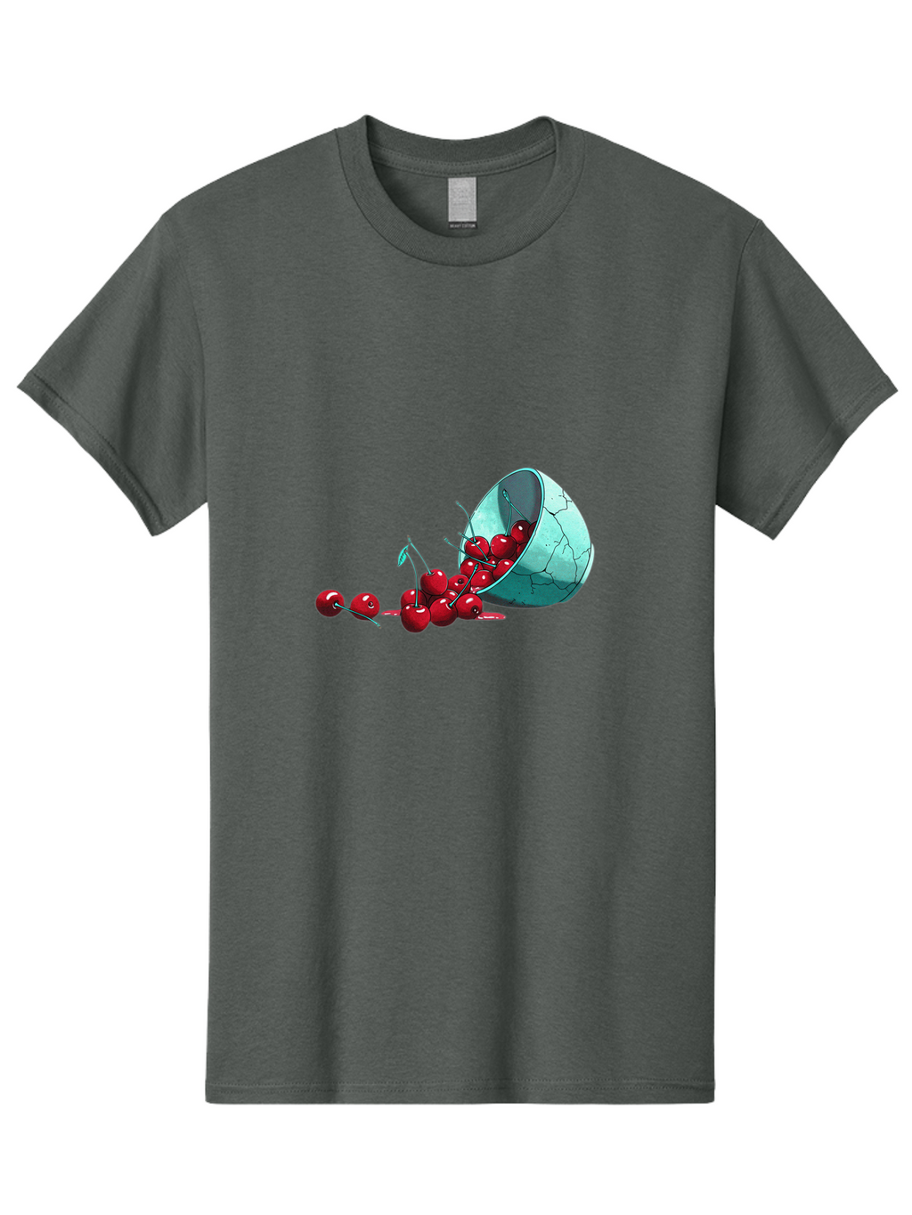 Cracked-Cup-Cherries Men'S Graphic Tee, 100% Cotton, Comfortable Casual Summer Wear, Machine Washable, Vintage Camera, Old Camera, Antique Camera, Black Camera, Classic Photography, Photography Equipment, Nostalgic Device, Film Camera, Bai745