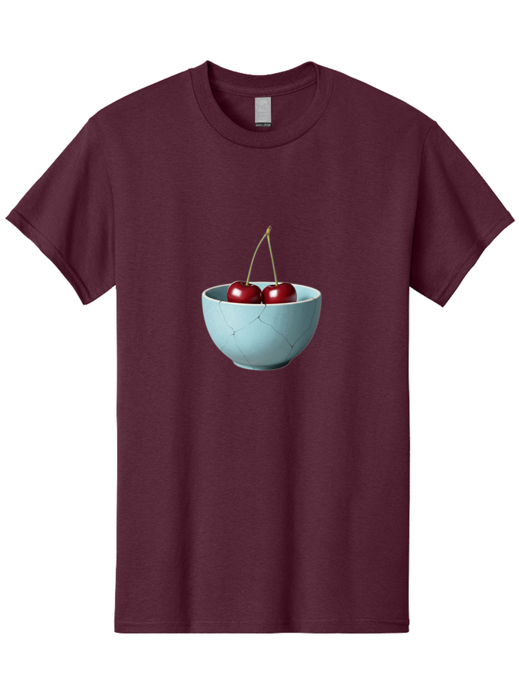 Cracked-White-Bowl-Cherries Men'S Graphic Tee, 100% Cotton, Comfortable Casual Summer Wear, Machine Washable, Vintage Camera, Old Camera, Antique Camera, Black Camera, Classic Photography, Photography Equipment, Nostalgic Device, Film Camera, Bai748