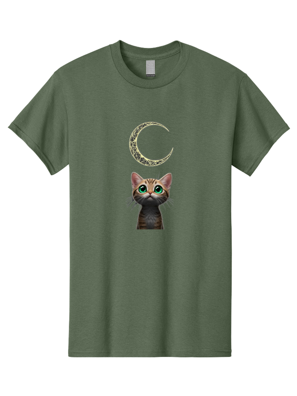Crescent-Moon-Cat Men'S Graphic Tee, 100% Cotton, Comfortable Casual Summer Wear, Machine Washable, Vintage Camera, Old Camera, Antique Camera, Black Camera, Classic Photography, Photography Equipment, Nostalgic Device, Film Camera, Camera Art Bai749