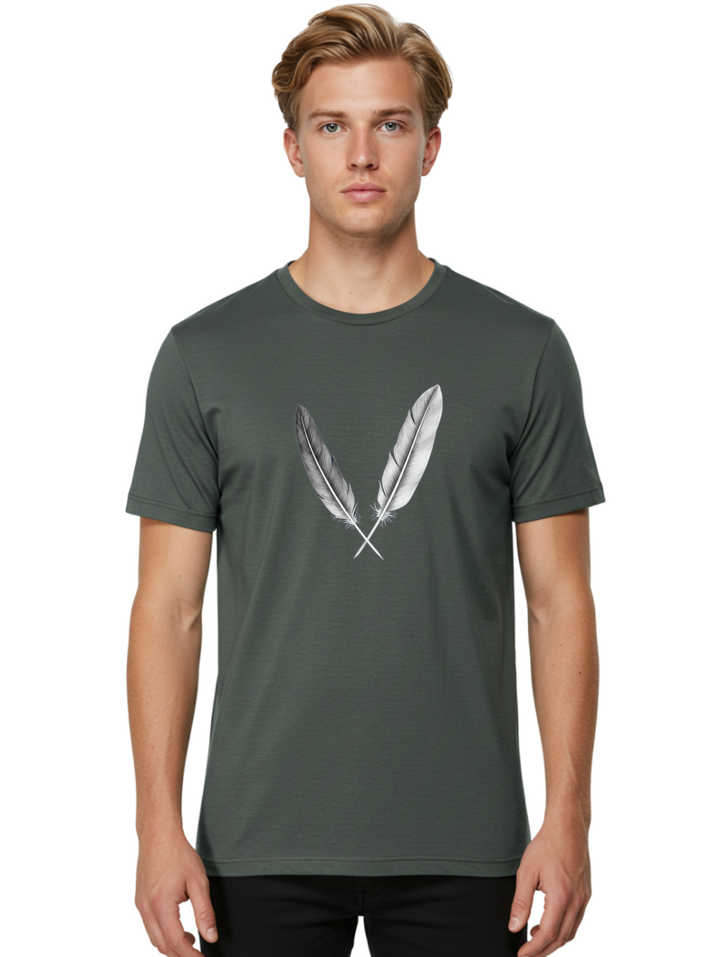 Crossed-Quill-Pens Men'S Graphic Tee, 100% Cotton, Comfortable Casual Summer Wear, Machine Washable, Vintage Camera, Old Camera, Antique Camera, Black Camera, Classic Photography, Photography Equipment, Nostalgic Device, Film Camera, Bai750