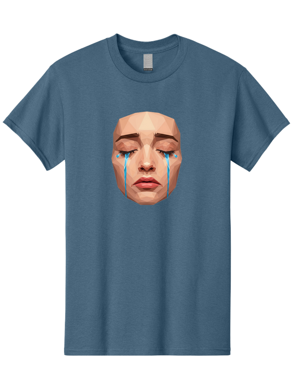 Crying-Face-3 Men'S Graphic Tee, 100% Cotton, Comfortable Casual Summer Wear, Machine Washable, Vintage Camera, Old Camera, Antique Camera, Black Camera, Classic Photography, Photography Equipment, Nostalgic Device, Film Camera, Camera Art Bai753