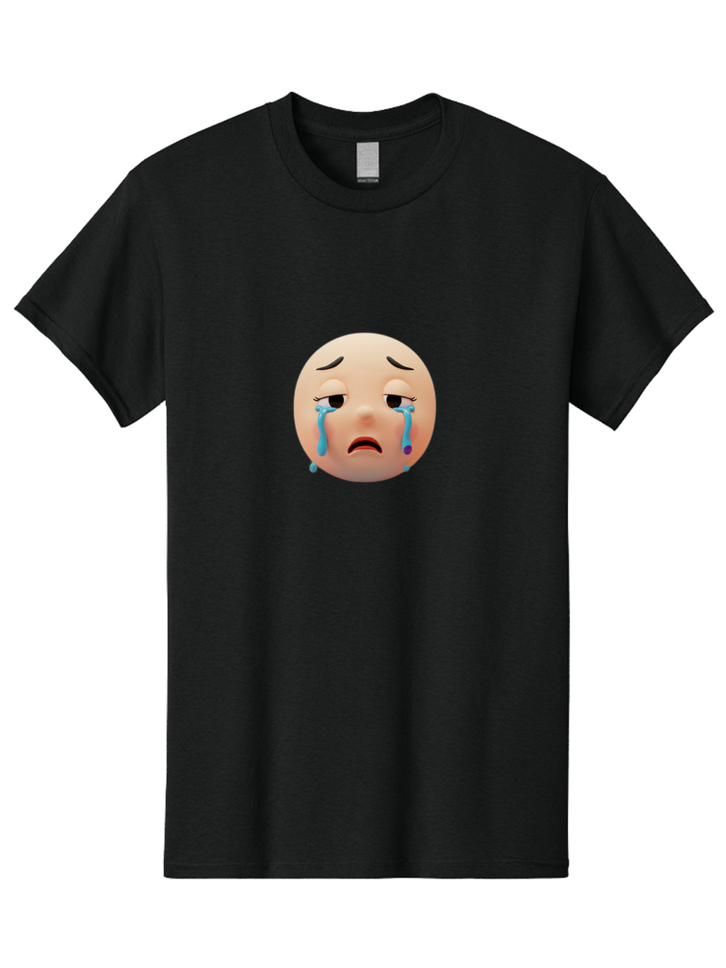Crying-Face-4 Men'S Graphic Tee, 100% Cotton, Comfortable Casual Summer Wear, Machine Washable, Vintage Camera, Old Camera, Antique Camera, Black Camera, Classic Photography, Photography Equipment, Nostalgic Device, Film Camera, Camera Art Bai754