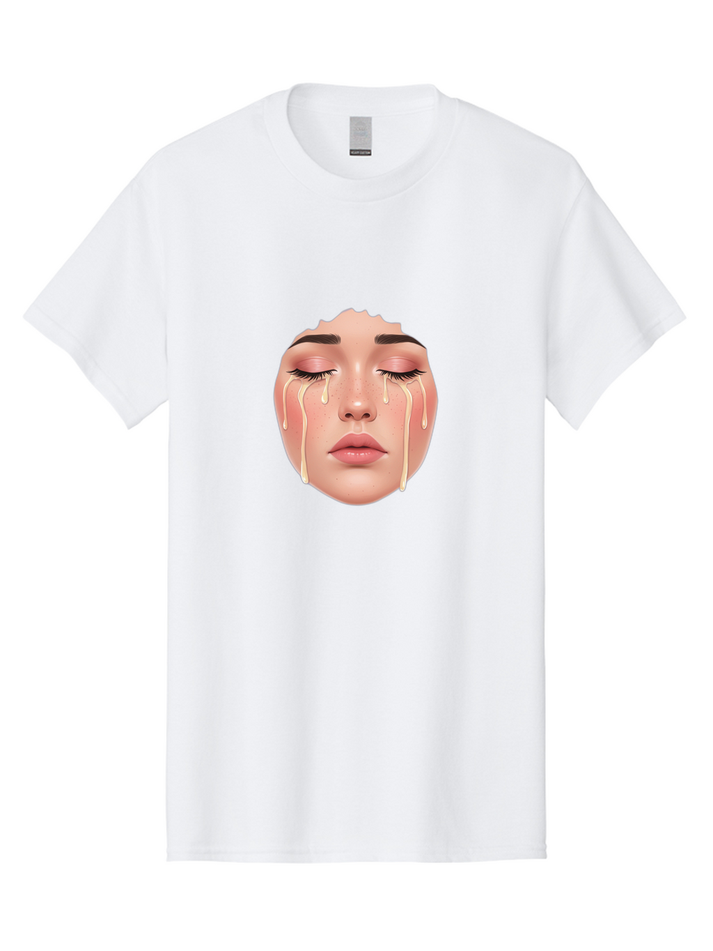 Crying-Face-Mask Men'S Graphic Tee, 100% Cotton, Comfortable Casual Summer Wear, Machine Washable, Vintage Camera, Old Camera, Antique Camera, Black Camera, Classic Photography, Photography Equipment, Nostalgic Device, Film Camera, Camera Art Bai755