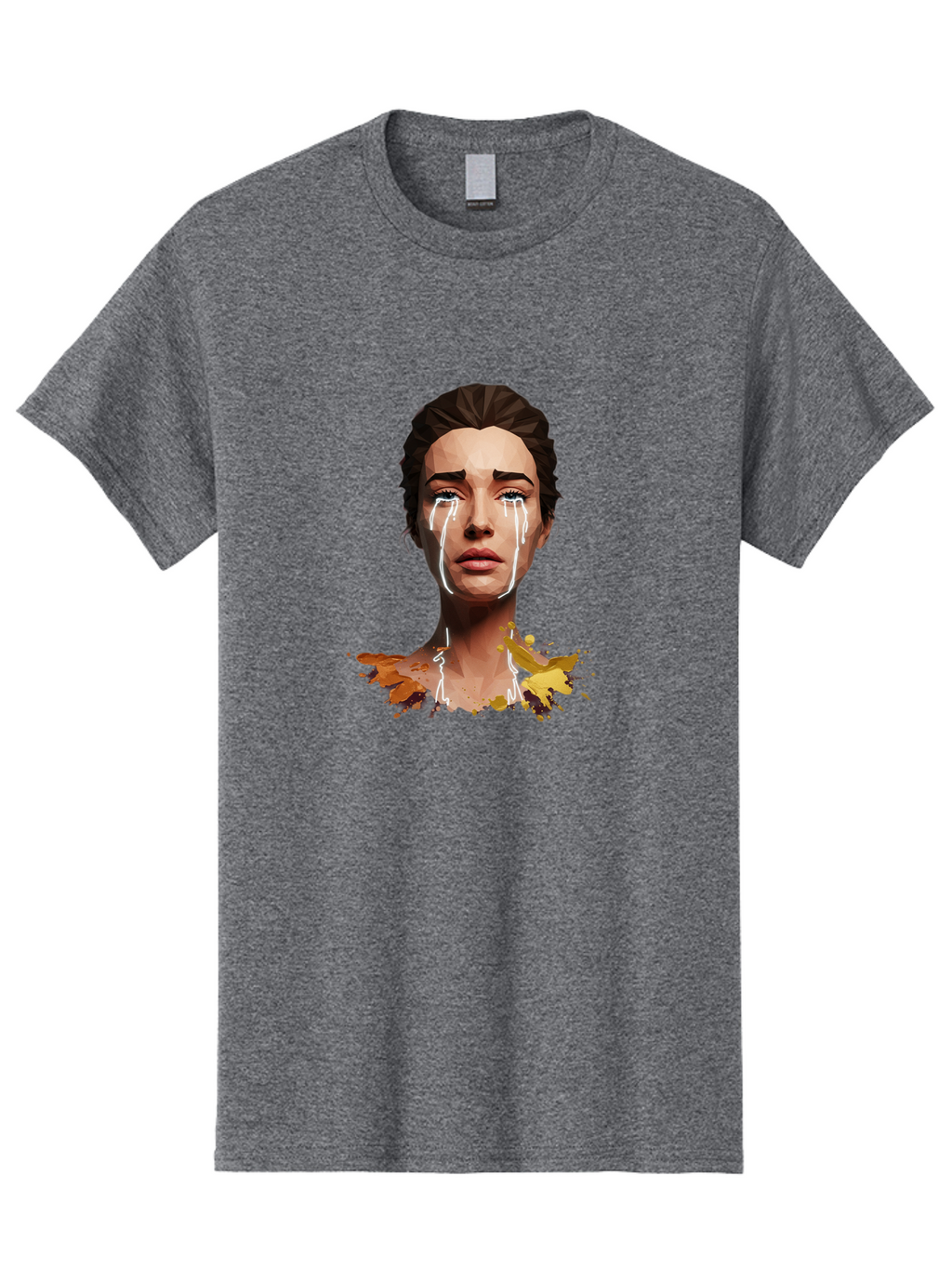 Crying-Woman Men'S Graphic Tee, 100% Cotton, Comfortable Casual Summer Wear, Machine Washable, Vintage Camera, Old Camera, Antique Camera, Black Camera, Classic Photography, Photography Equipment, Nostalgic Device, Film Camera, Camera Art Bai759