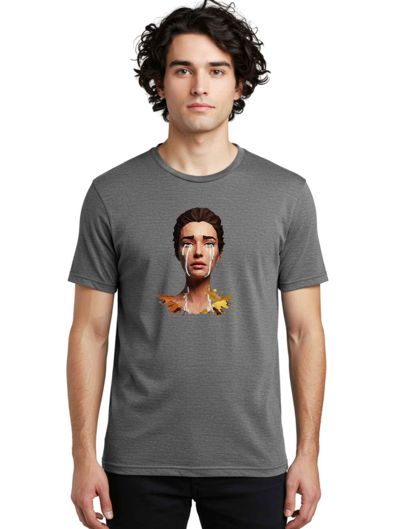 Crying-Woman Men'S Graphic Tee, 100% Cotton, Comfortable Casual Summer Wear, Machine Washable, Vintage Camera, Old Camera, Antique Camera, Black Camera, Classic Photography, Photography Equipment, Nostalgic Device, Film Camera, Camera Art Bai759