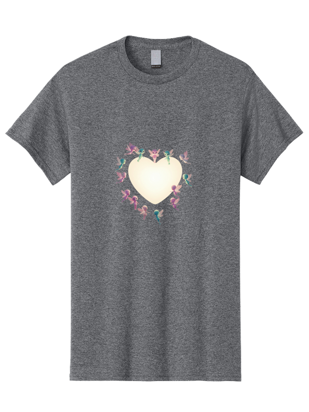 Cupid-Fairies-Heart Men'S Graphic Tee, 100% Cotton, Comfortable Casual Summer Wear, Machine Washable, Vintage Camera, Old Camera, Antique Camera, Black Camera, Classic Photography, Photography Equipment, Nostalgic Device, Film Camera, Bai760