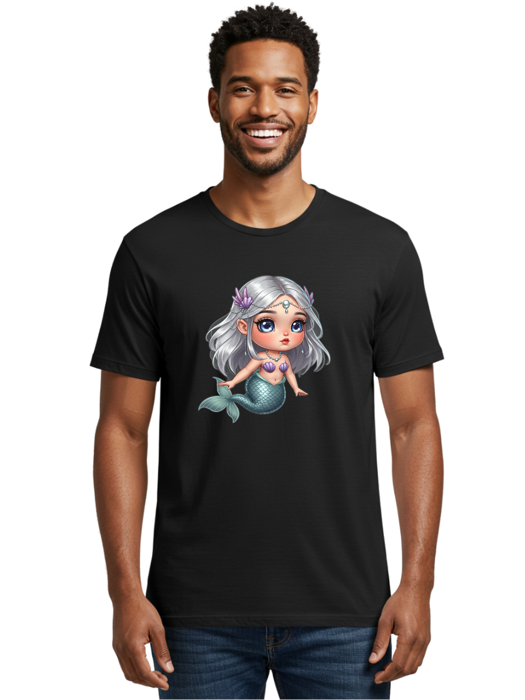 Cute-Mermaid Men'S Graphic Tee, 100% Cotton, Comfortable Casual Summer Wear, Machine Washable, Vintage Camera, Old Camera, Antique Camera, Black Camera, Classic Photography, Photography Equipment, Nostalgic Device, Film Camera, Camera Art Bai766