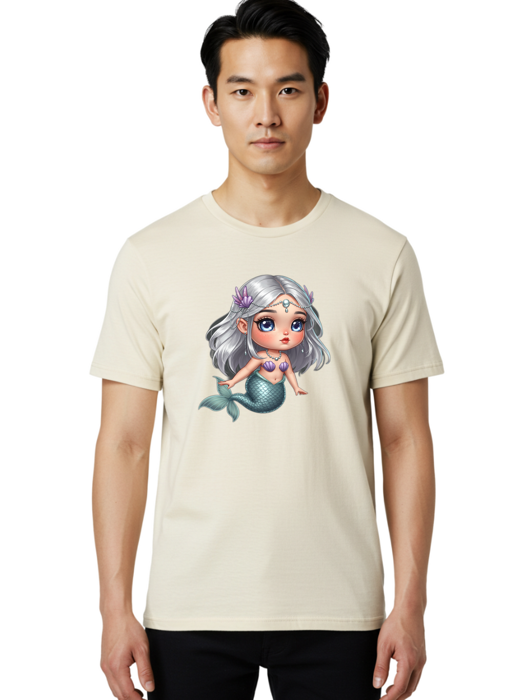 Cute-Mermaid Men'S Graphic Tee, 100% Cotton, Comfortable Casual Summer Wear, Machine Washable, Vintage Camera, Old Camera, Antique Camera, Black Camera, Classic Photography, Photography Equipment, Nostalgic Device, Film Camera, Camera Art Bai766