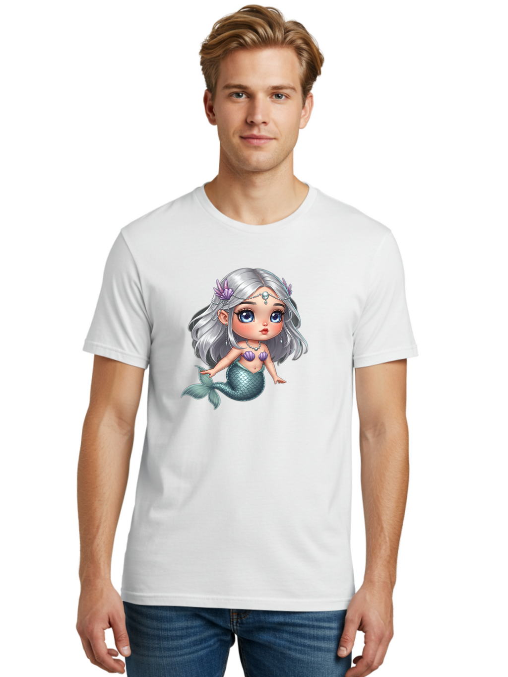 Cute-Mermaid Men'S Graphic Tee, 100% Cotton, Comfortable Casual Summer Wear, Machine Washable, Vintage Camera, Old Camera, Antique Camera, Black Camera, Classic Photography, Photography Equipment, Nostalgic Device, Film Camera, Camera Art Bai766