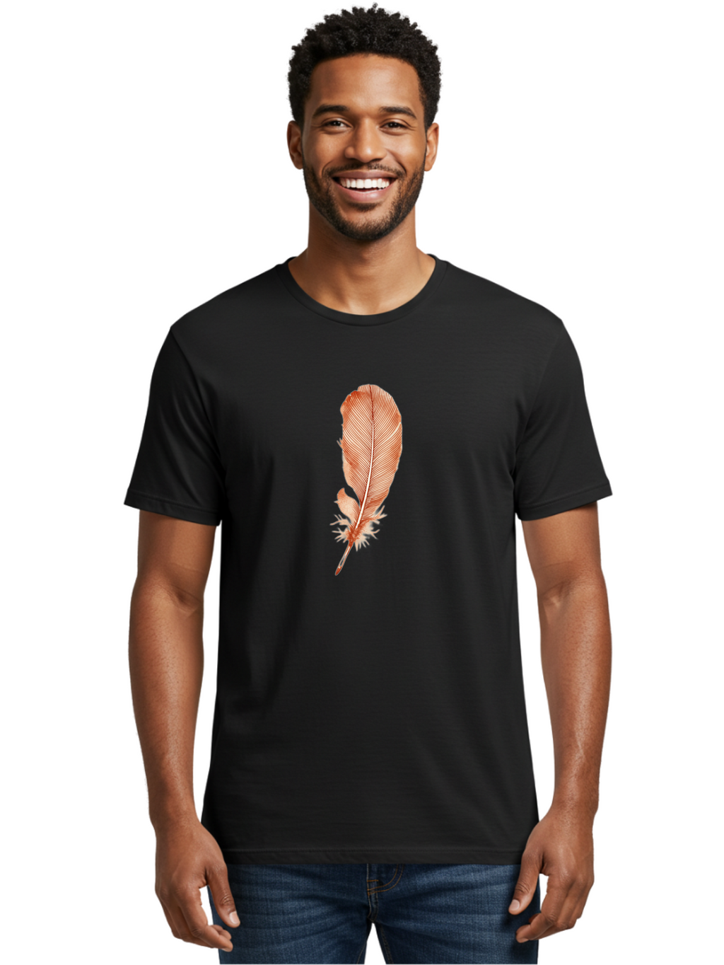 Damaged-Feather Men'S Graphic Tee, 100% Cotton, Comfortable Casual Summer Wear, Machine Washable, Vintage Camera, Old Camera, Antique Camera, Black Camera, Classic Photography, Photography Equipment, Nostalgic Device, Film Camera, Camera Art Bai769