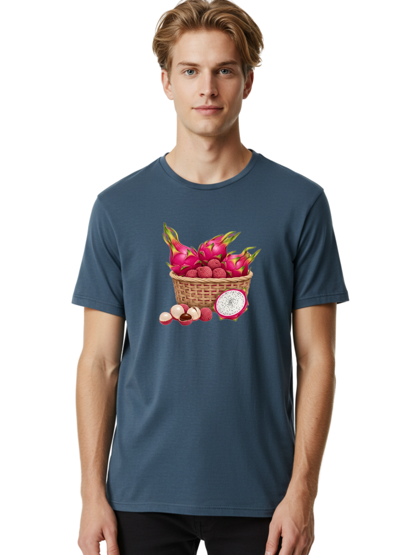 Dragon-Fruit-And-Lychee Men'S Graphic Tee, 100% Cotton, Comfortable Casual Summer Wear, Machine Washable, Vintage Camera, Old Camera, Antique Camera, Black Camera, Classic Photography, Photography Equipment, Nostalgic Device, Film Camera, Bai770