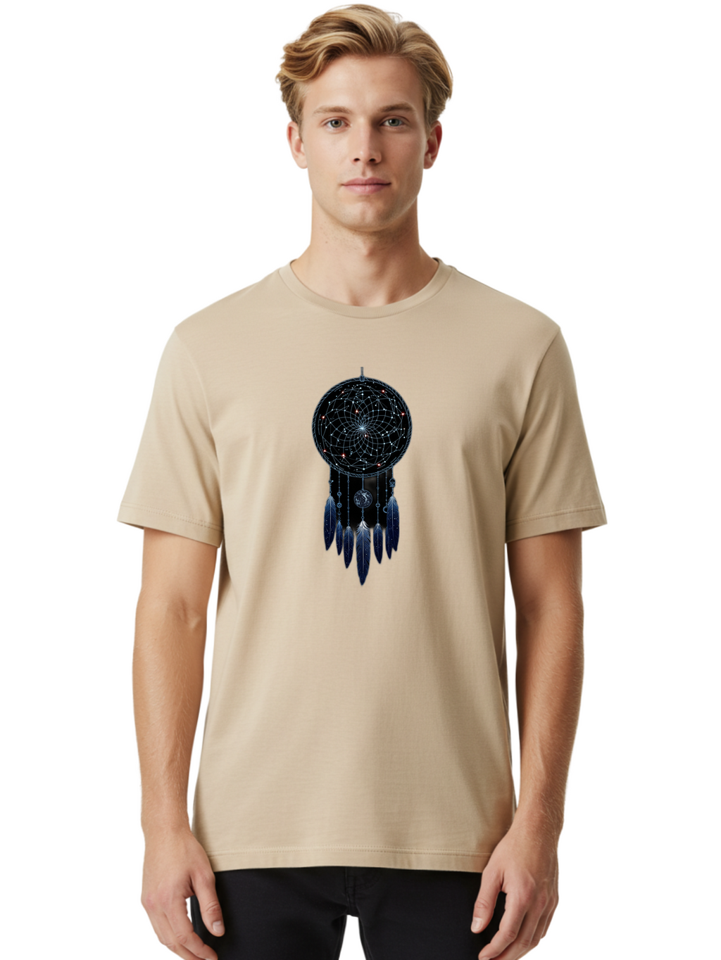 Dreamcatcher-2 Men'S Graphic Tee, 100% Cotton, Comfortable Casual Summer Wear, Machine Washable, Vintage Camera, Old Camera, Antique Camera, Black Camera, Classic Photography, Photography Equipment, Nostalgic Device, Film Camera, Camera Art Bai772