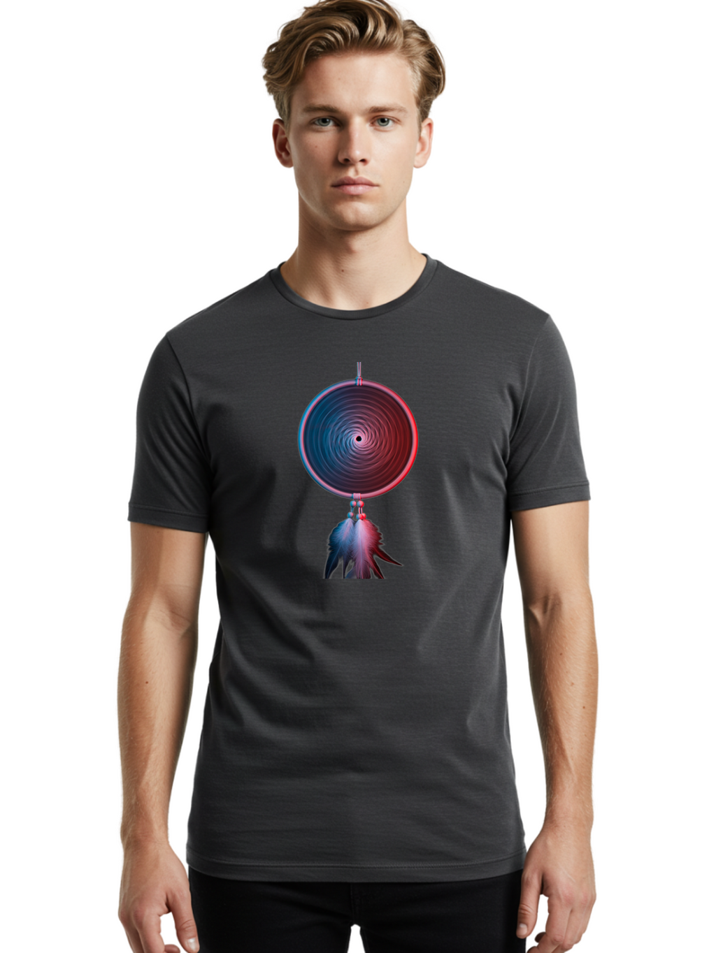 Dreamcatcher-3 Men'S Graphic Tee, 100% Cotton, Comfortable Casual Summer Wear, Machine Washable, Vintage Camera, Old Camera, Antique Camera, Black Camera, Classic Photography, Photography Equipment, Nostalgic Device, Film Camera, Camera Art Bai773