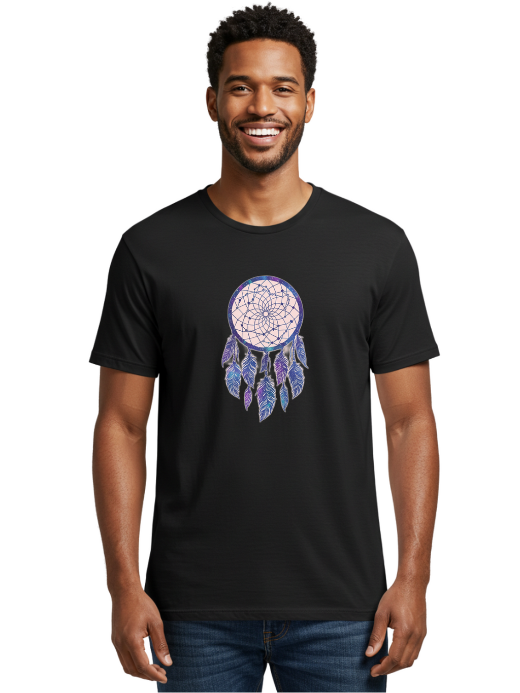 Dreamcatcher-4 Men'S Graphic Tee, 100% Cotton, Comfortable Casual Summer Wear, Machine Washable, Vintage Camera, Old Camera, Antique Camera, Black Camera, Classic Photography, Photography Equipment, Nostalgic Device, Film Camera, Camera Art Bai774