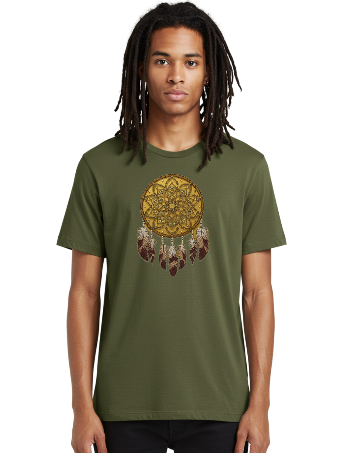 Dreamcatcher-Mandala Men'S Graphic Tee, 100% Cotton, Comfortable Casual Summer Wear, Machine Washable, Vintage Camera, Old Camera, Antique Camera, Black Camera, Classic Photography, Photography Equipment, Nostalgic Device, Film Camera, Bai775